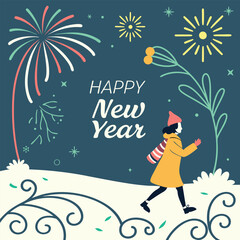 happy new year background