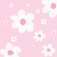 pink flowers background