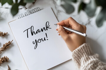 A close-up of a hand writing 