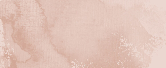 Fototapeta premium Watercolor pale copper background abstract grunge texture