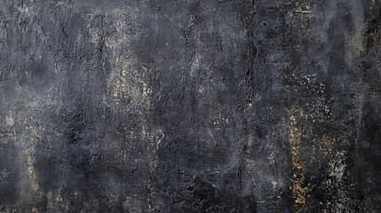 Obraz premium A textured dark grey or black concrete wall background.