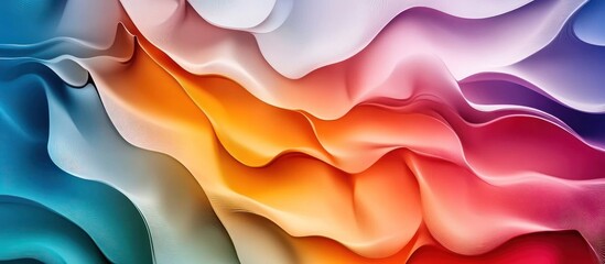 Obraz premium Abstract colorful wavy background.