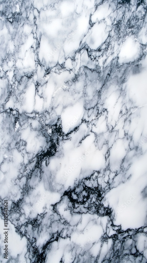 Poster a close-up view of a marble surface showcasing intricate patterns and textures.