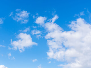 Obraz premium 冬の青空と白い雲21