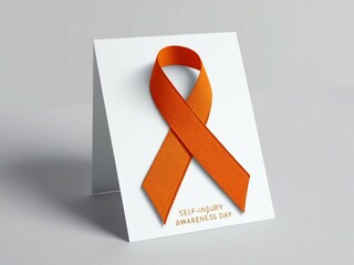 Ribbon and Self Injury Awareness Day with Cancer
