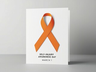 Ribbon and Self Injury Awareness Day with Cancer