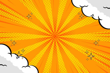 cloud wallpaper style comic cartoon background
