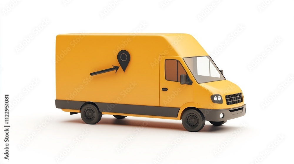 Poster delivery tracking interface showing order progress in 3d