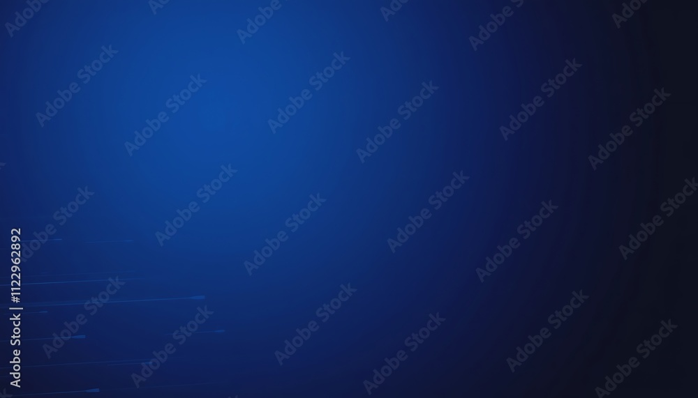 Poster abstract blue background with subtle diagonal lines and glowing effect. the overall effect is sleek 