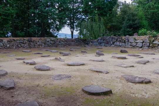 安土城の天主台跡