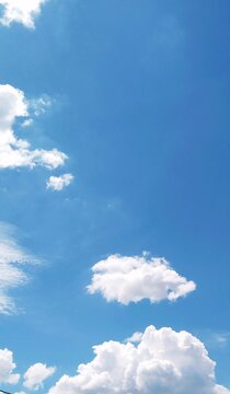 Clear skies with spots of clouds