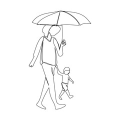 A cute illustration perfec for celebrating Infant Protection Day. 
It's a simple design that's easy to understand and share.
Mother Holding Baby Line Art Illustration,
Mother and Child Embrace Line 
