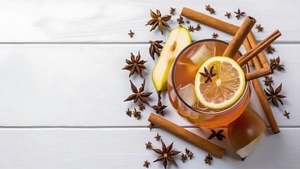 Cold lemonade cocktail of fresh grapefruit juice alcohol and ice cubes