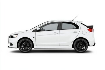 Fototapeta premium white car on white background