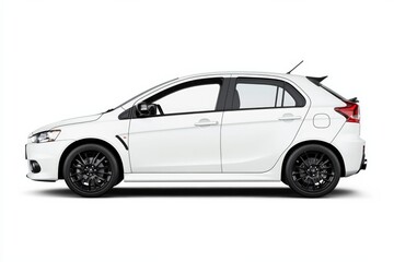 Fototapeta premium white car on white background