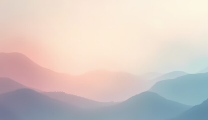 Fototapeta premium Misty Mountain Landscape