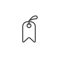 Fototapeta premium Bookmark line icon
