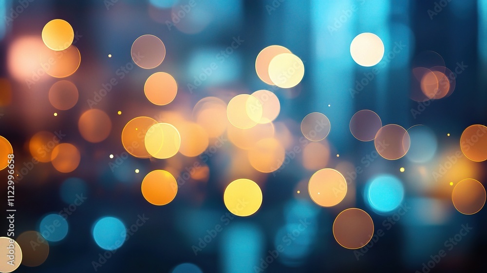 Poster soft blurred abstract background with colorful lights and vectors