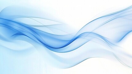 Fototapeta premium Abstract Blue Wave Vector Design for Eye-Catching Banner Background