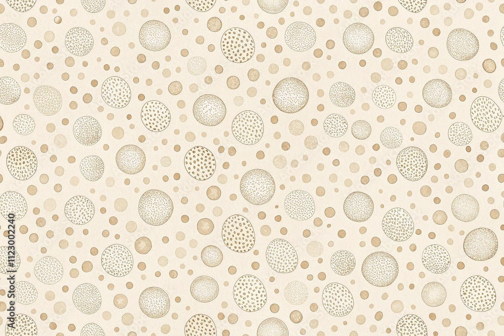 Poster minimalist hand drawn pattern of random dots in soft beige color for urban exploration photography b