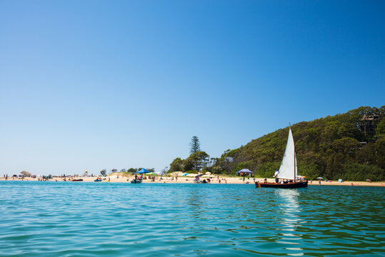 Summer recreation on the Currumbin Creek