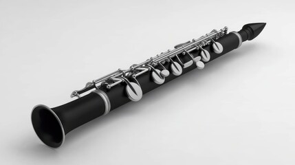 Obraz premium Clarinet performance concert hall musical instrument indoor close-up artistic expression