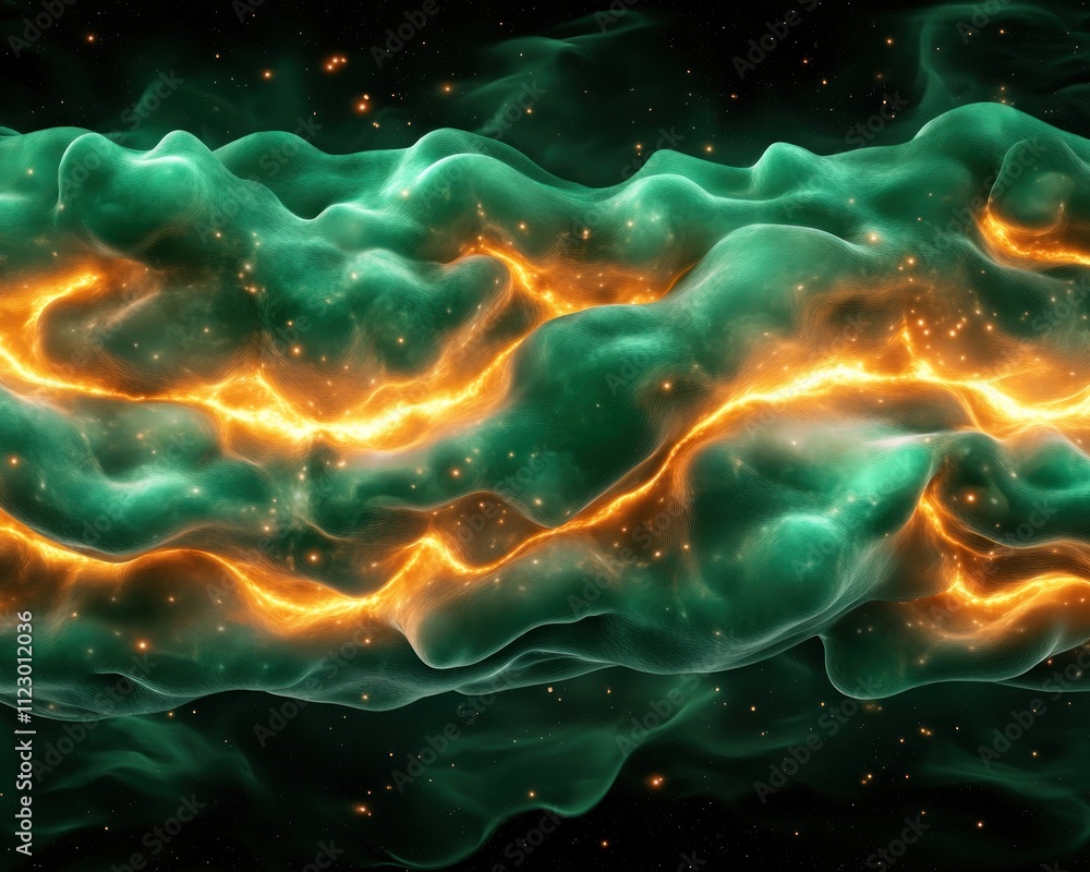 Aufkleber artistic neurons glowing dynamically mnemonic pathways forming in the brain, advanced recall exercis