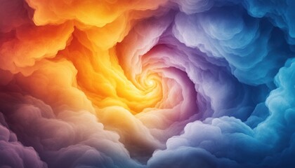 Obraz premium Artistic Neurons Forming Abstract Spirals A Vivid Representation of Neuroplasticity's Dynamic Processes in Striking Colors, Illustrating the Brain's Capacity for Change and Adaptation Through Neural