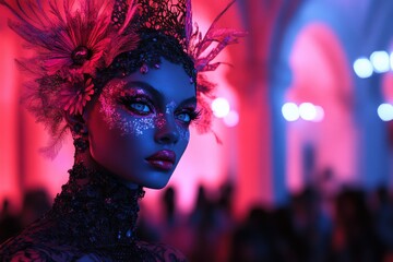 portrait of a woman with hair