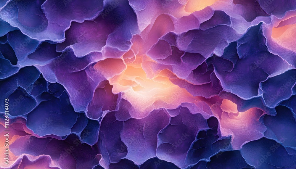 Aufkleber neural pathways geometric patterns in the brain, a conceptual modern art exploration of neuroplastic