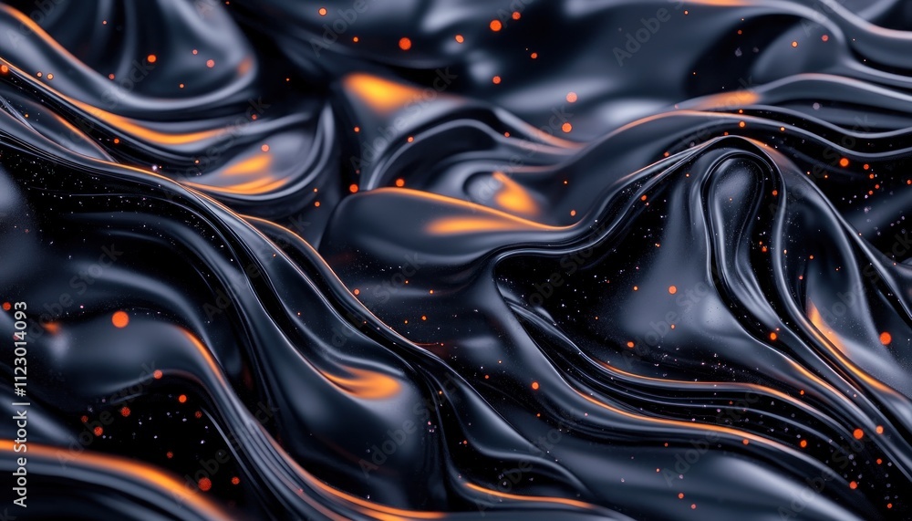 Aufkleber sci-fi liquid metal brain neural networks transforming dynamically, adaptable and plastic, represent