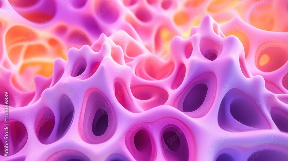 Aufkleber vibrant fractal visualization neural pathways reshaping, infinite adaptability, and cognitive growth
