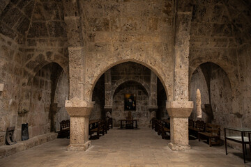 Obraz premium the interior of the monastery.