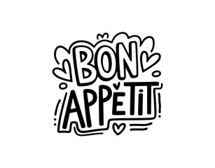 hand drawn food names and frases
