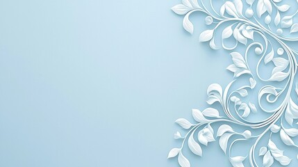 Elegant Blue Retirement Greeting Card Template with Decorative Swirls for Farewell Messages