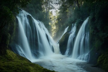 Fototapeta premium waterfall in the forest