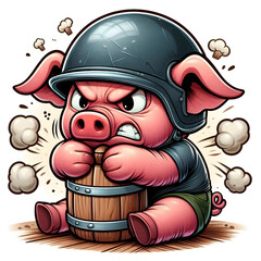 cartoon pig illustration