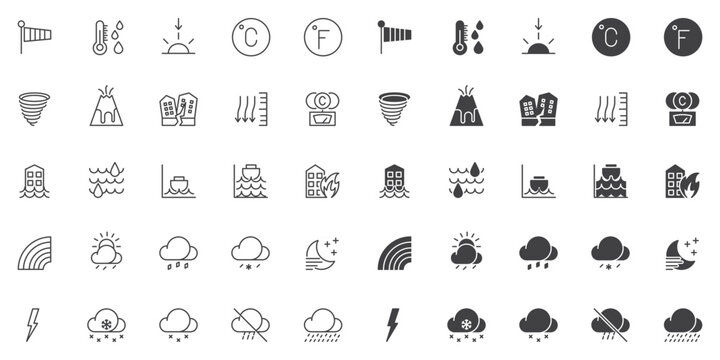 Weather icons set