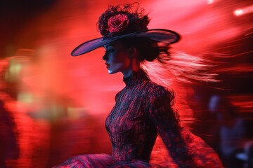 woman dancing in the nightclub