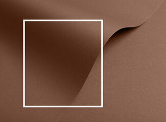 Monochrome mocha mouse trendy paper background offering a rich brown modern fashion texture