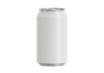 Aluminum can drinks or soda aluminum can, transparent background