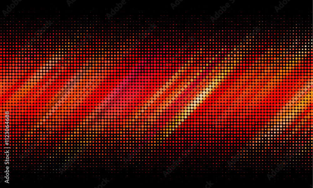 Poster this vibrant abstract digital pattern features warm red gradient colors combined with geometric shap