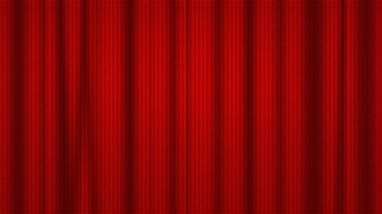 red curtain background