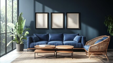 Fototapeta premium Modern Living Room Interior Design