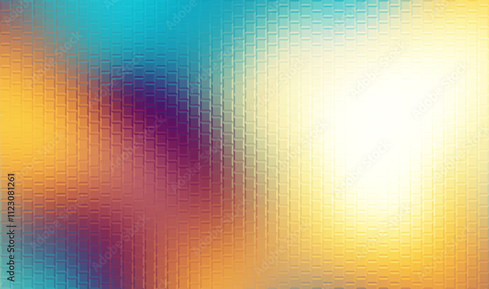 Poster this glowing vibrant abstract background features colorful patterns and intricate textures, ideal fo