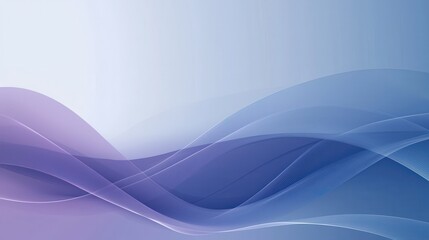 Naklejka premium Abstract background with flowing purple and blue waves.