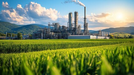 Technicians analyzing biofuel extraction methods with efficient, clean technology