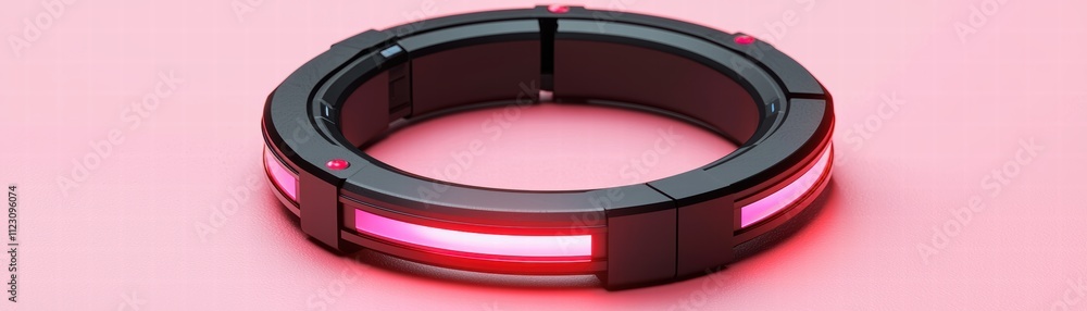 Poster ai-driven mobile health assistant device modern design minimalist environment innovative concept