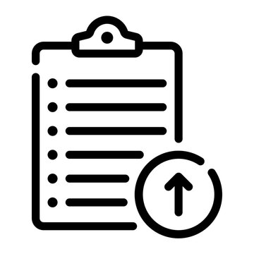 recommend clip art: up arrow line icon