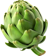 Obraz premium Artichoke transparent PNG, isolated, cut-out